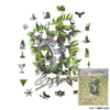 Animal Jigsaw Puzzle > Wooden Jigsaw Puzzle > Jigsaw Puzzle A3 Slytherin Crest - Utilitarian Romance Wooden Jigsaw Puzzle