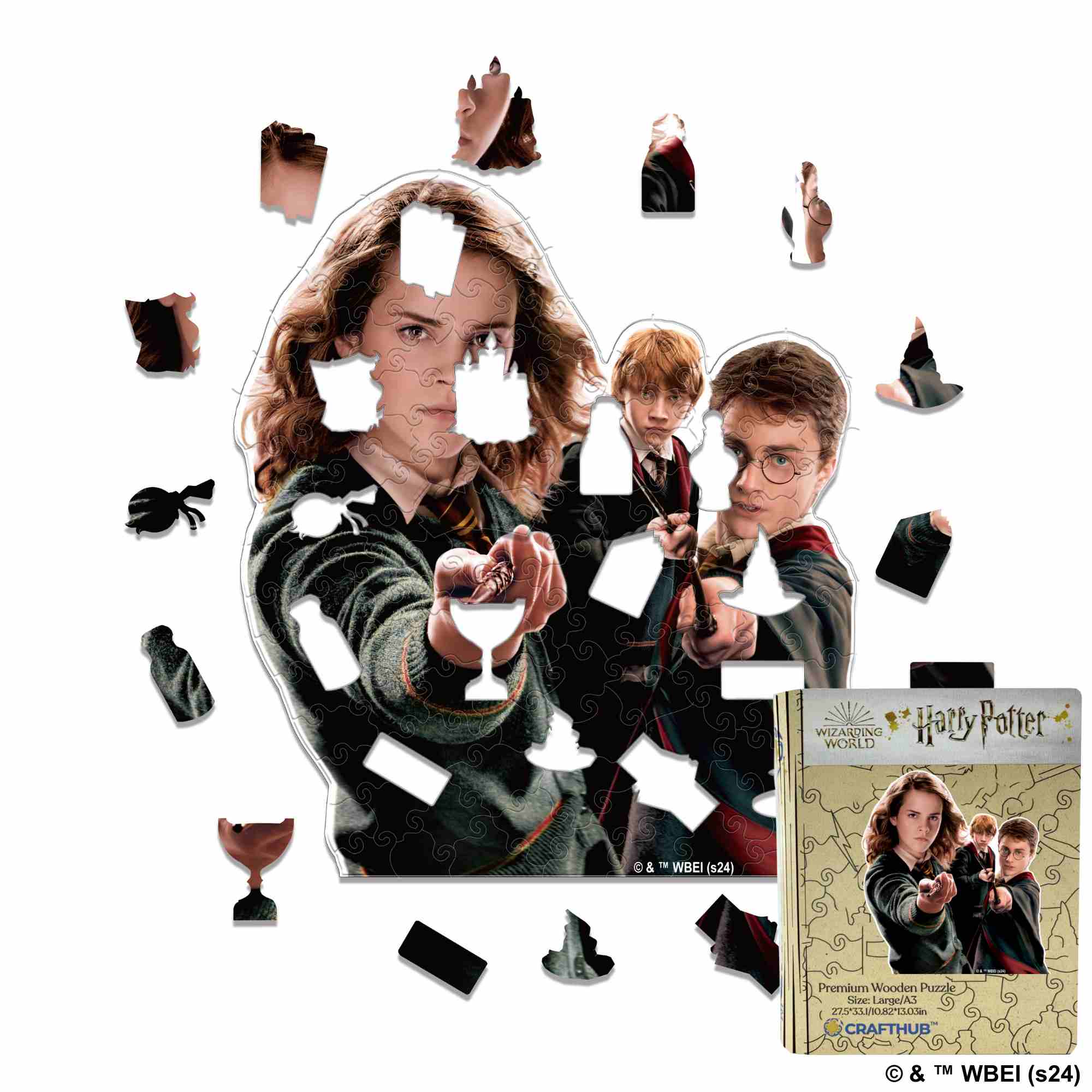 Animal Jigsaw Puzzle > Wooden Jigsaw Puzzle > Jigsaw Puzzle A3 The Hogwarts Heroes Wooden Jigsaw Puzzle