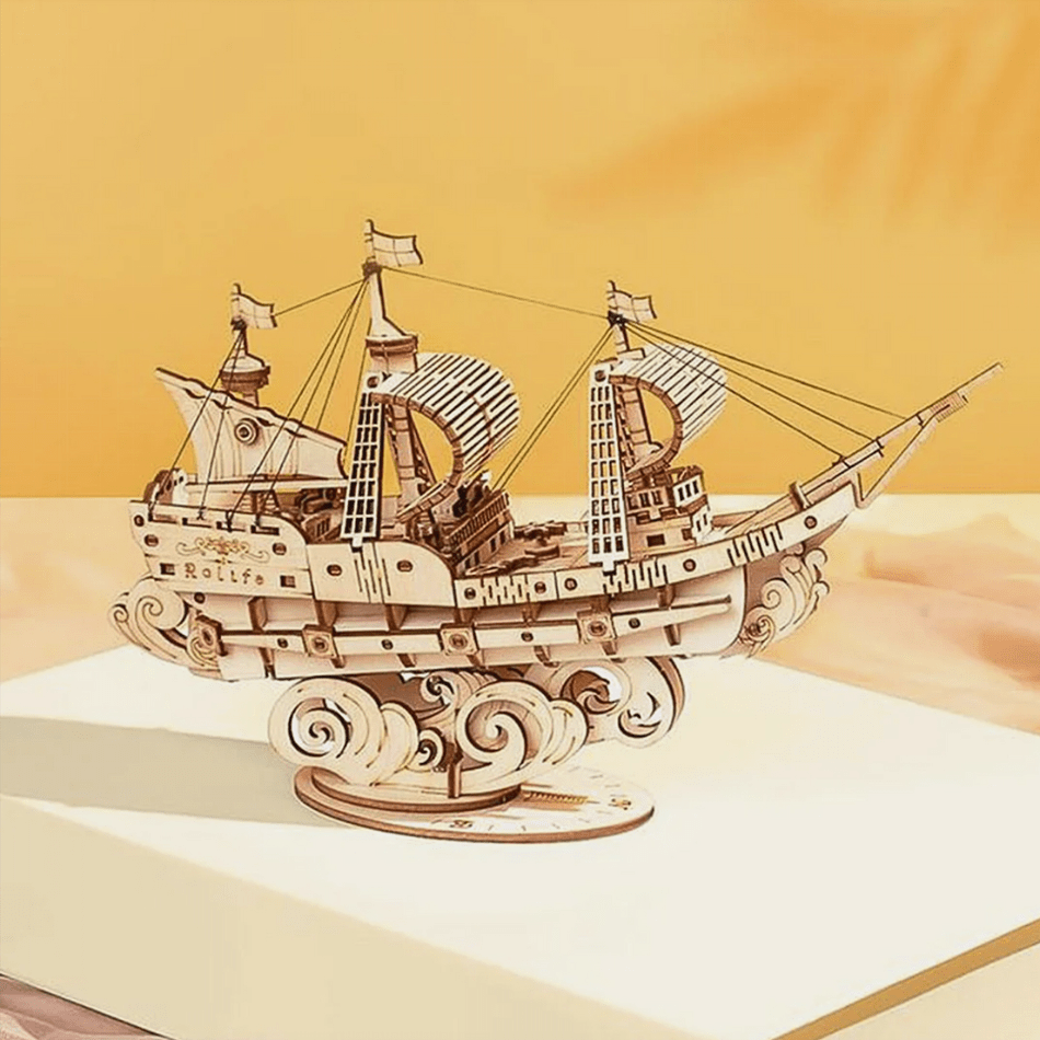 3D Holzpuzzle Segelschiff-Modell Segelschiff-Modell 3D-Holzpuzzle