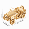 Załaduj obraz do przeglądarki galerii, 3D Puzzle Army Jeep 3D Puzzle Army Jeep Scale Model 3D Puzzle