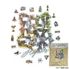 Animal Jigsaw Puzzle > Wooden Jigsaw Puzzle > Jigsaw Puzzle A3 Hogwarts Crests - Utilitarian Romance Wooden Jigsaw Puzzle