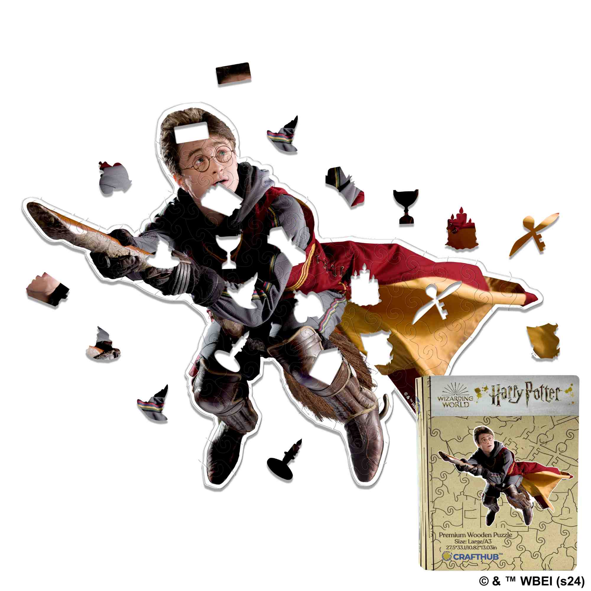 Animal Jigsaw Puzzle > Wooden Jigsaw Puzzle > Jigsaw Puzzle A3 Harry Potter Quidditch Wooden Jigsaw Puzzle