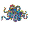 Załaduj obraz do przeglądarki galerii, A5 Colorful Octopus - Wooden Jigsaw Puzzle