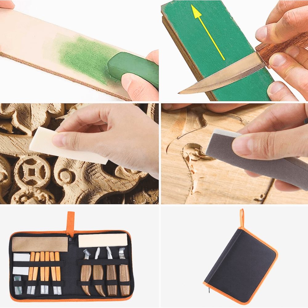 Puzzle Accessories 10 IN 1 WOOD CARVING TOOL SET