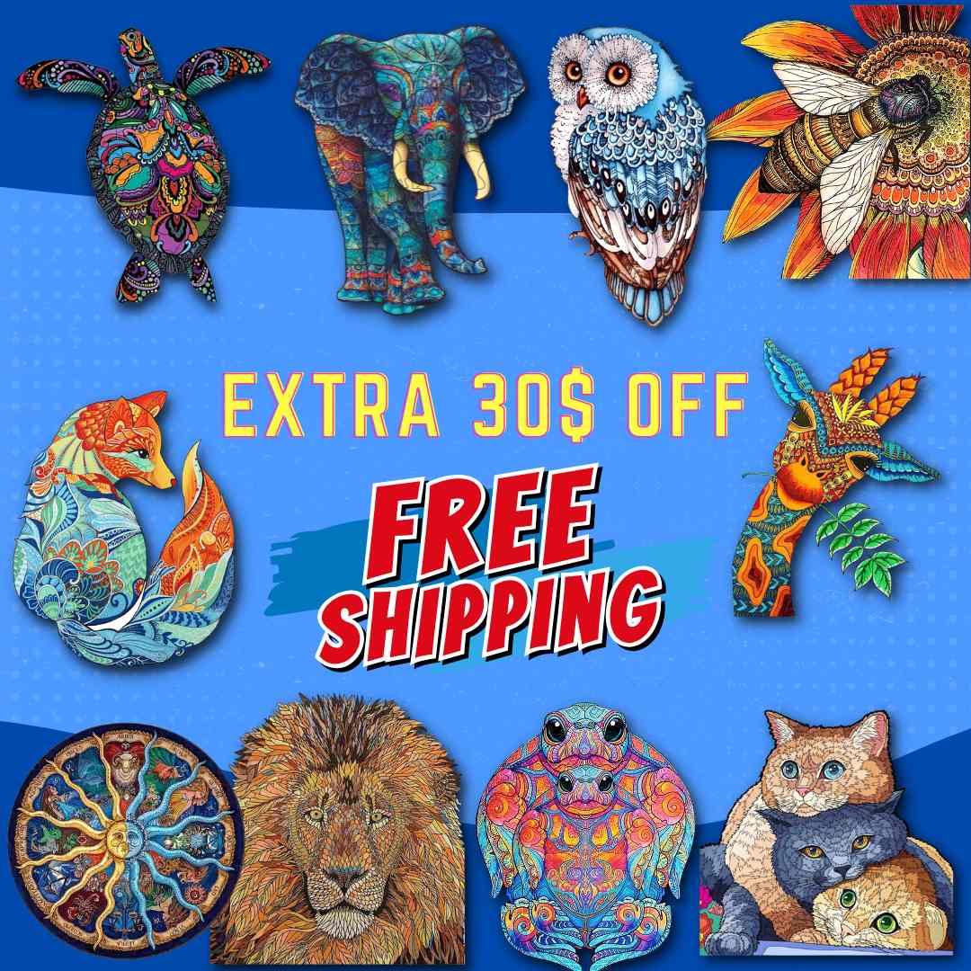 10 x A3 Best Sellers (EXTRA 30USD OFF + FREE SHIPPING) Top 10 Best Sellers - Wooden Jigsaw Puzzles