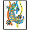 Załaduj obraz do przeglądarki galerii, Quilling Art S – 20x25 cm (8x10 inches) Filigree Painting Kit - Gecko