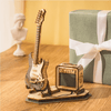 3D Puzzle Electric Guitar 3D Wooden Puzzle Electric Guitar Model 3D Puzzle