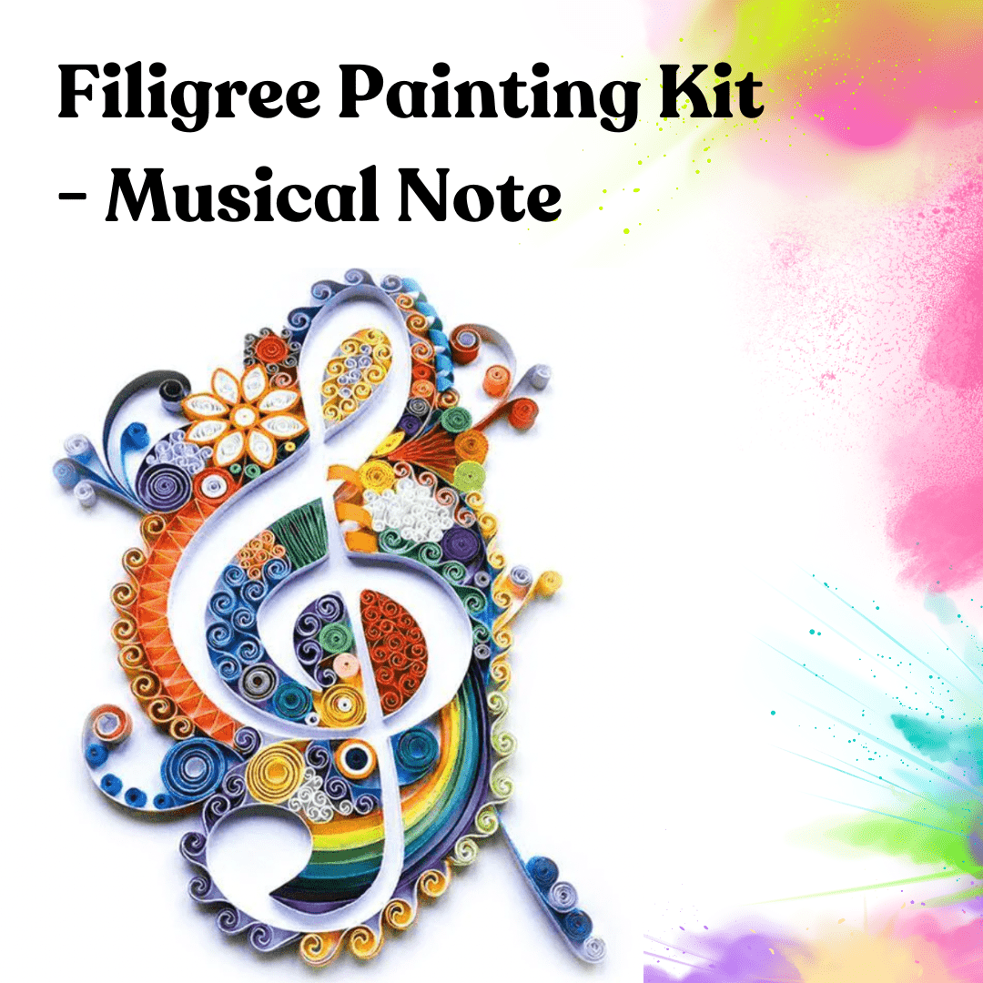Quilling Art Filigree Painting Kit - Musical Note