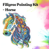 Quilling Art Filigree Painting Kit - Horse