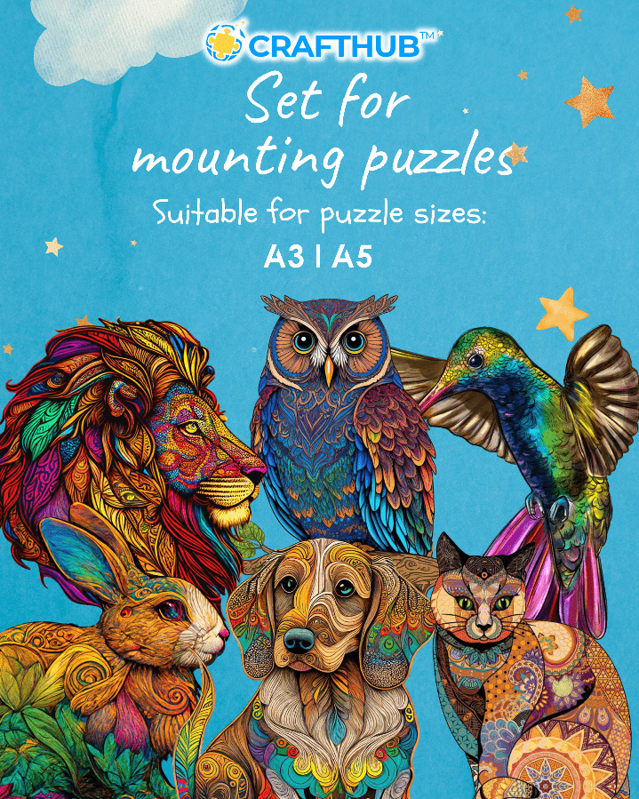 Puzzle Accessories Crafthub SET FOR MOUNTING PUZZLES