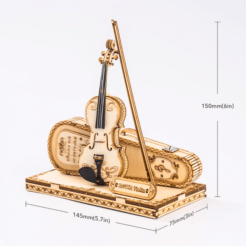 3D Puzzle Violin Capriccio 3D Wooden Puzzle Violin Capriccio Model 3D Puzzle