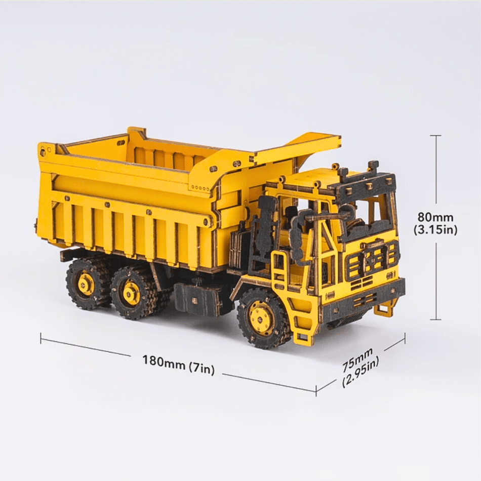 3D Puzzle Dumb Truck 3D Puzzle Dump Truck Engineering Vehicle 3D Puzzle