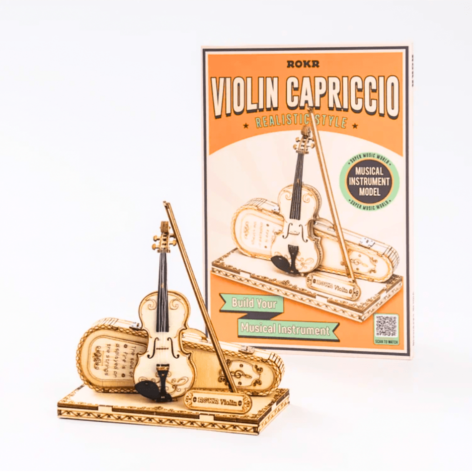 3D Puzzle Violin Capriccio 3D Wooden Puzzle Violin Capriccio Model 3D Puzzle