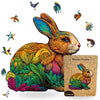 Animal Jigsaw Puzzle > Wooden Jigsaw Puzzle > Jigsaw Puzzle A3+Wooden Box Lucky Rabbit - Jigsaw Puzzle