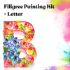 Załaduj obraz do przeglądarki galerii, Quilling Art Filigree Painting Kit - Letters