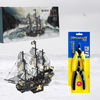 Załaduj obraz do przeglądarki galerii, Black Pearl Pirate Ship + Needle Nose Pliers Black Pearl Pirate Ship 3D Watercraft Model