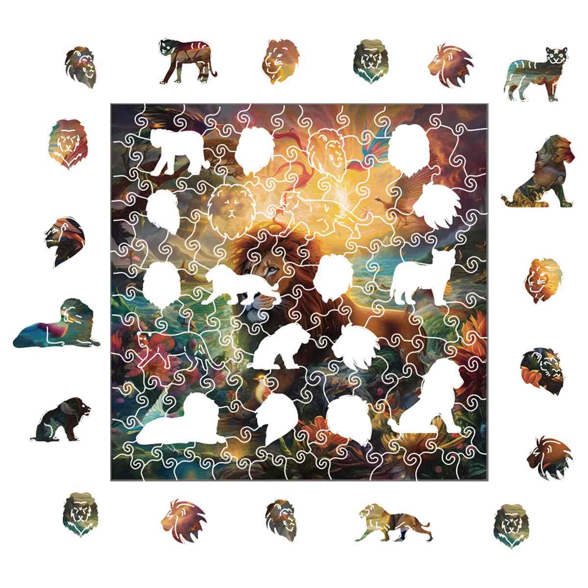 Animal Jigsaw Puzzle > Wooden Jigsaw Puzzle > Jigsaw Puzzle Wild Life - Jigsaw Puzzle