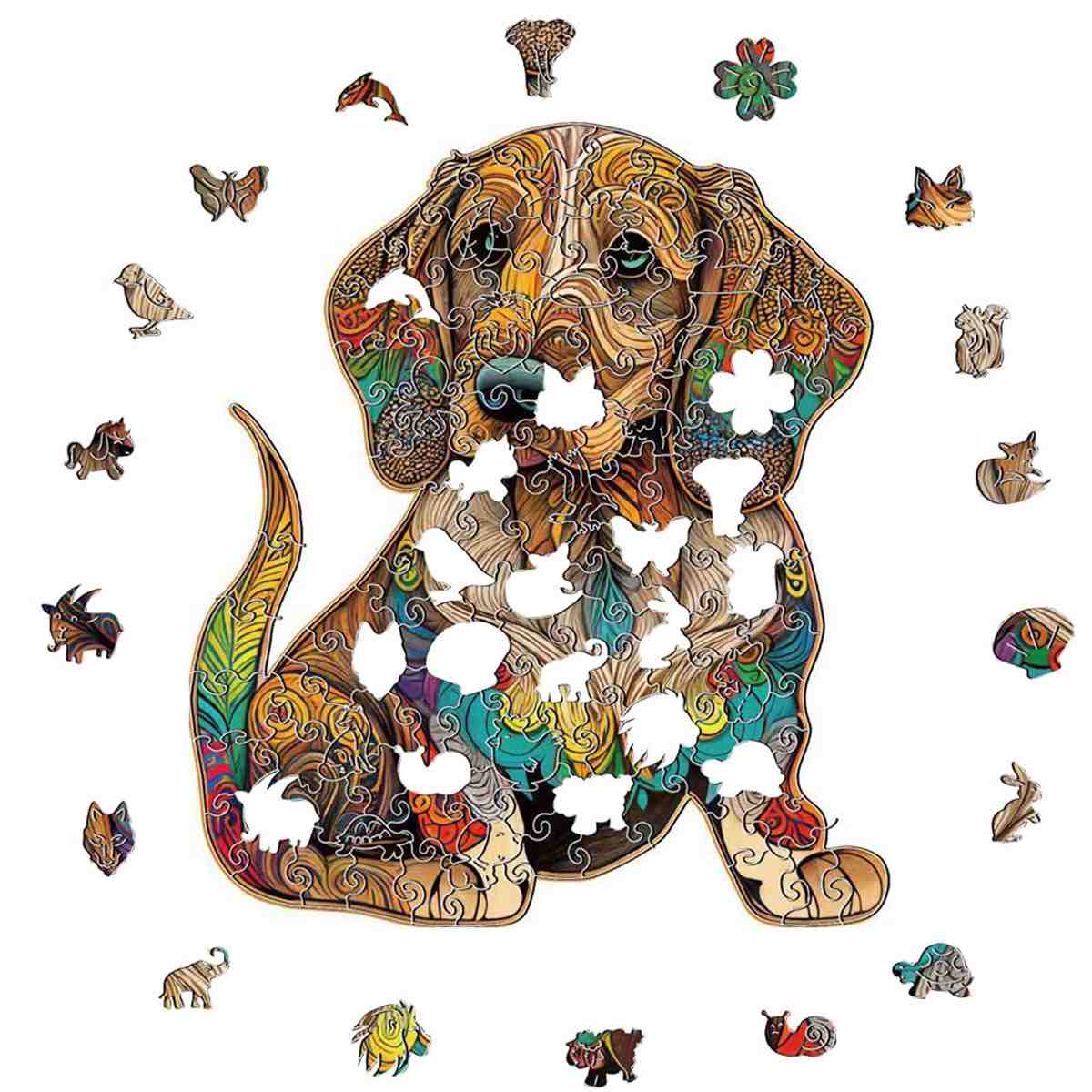 Animal Jigsaw Puzzle > Wooden Jigsaw Puzzle > Jigsaw Puzzle Dachshund - Jigsaw Puzzle
