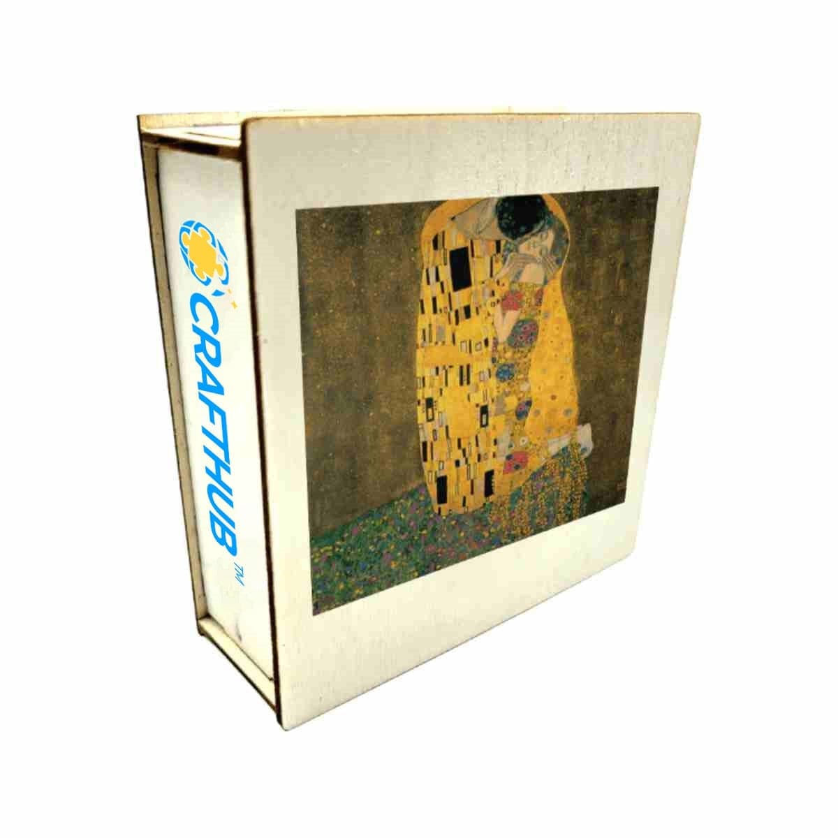 A3/Hard+Wooden Box The Kiss (Klimt) - Jigsaw Puzzle