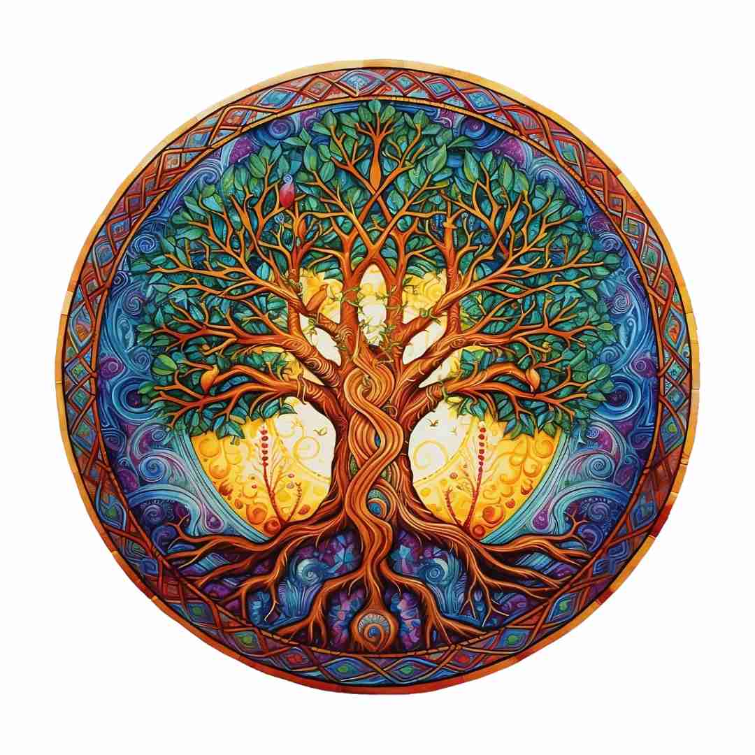 Animal Jigsaw Puzzle > Wooden Jigsaw Puzzle > Jigsaw Puzzle A5 Tree of Life - Jigsaw Puzzle