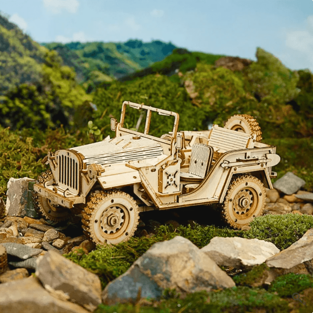 3D Puzzle Army Jeep Scale Model 3D Puzzle 11 SET 3D Wooden Puzzle